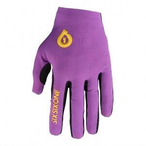 SixSixOne 661 Raji Gloves Full Finger MTB BMX Adult XXL Purple Mountain Bike